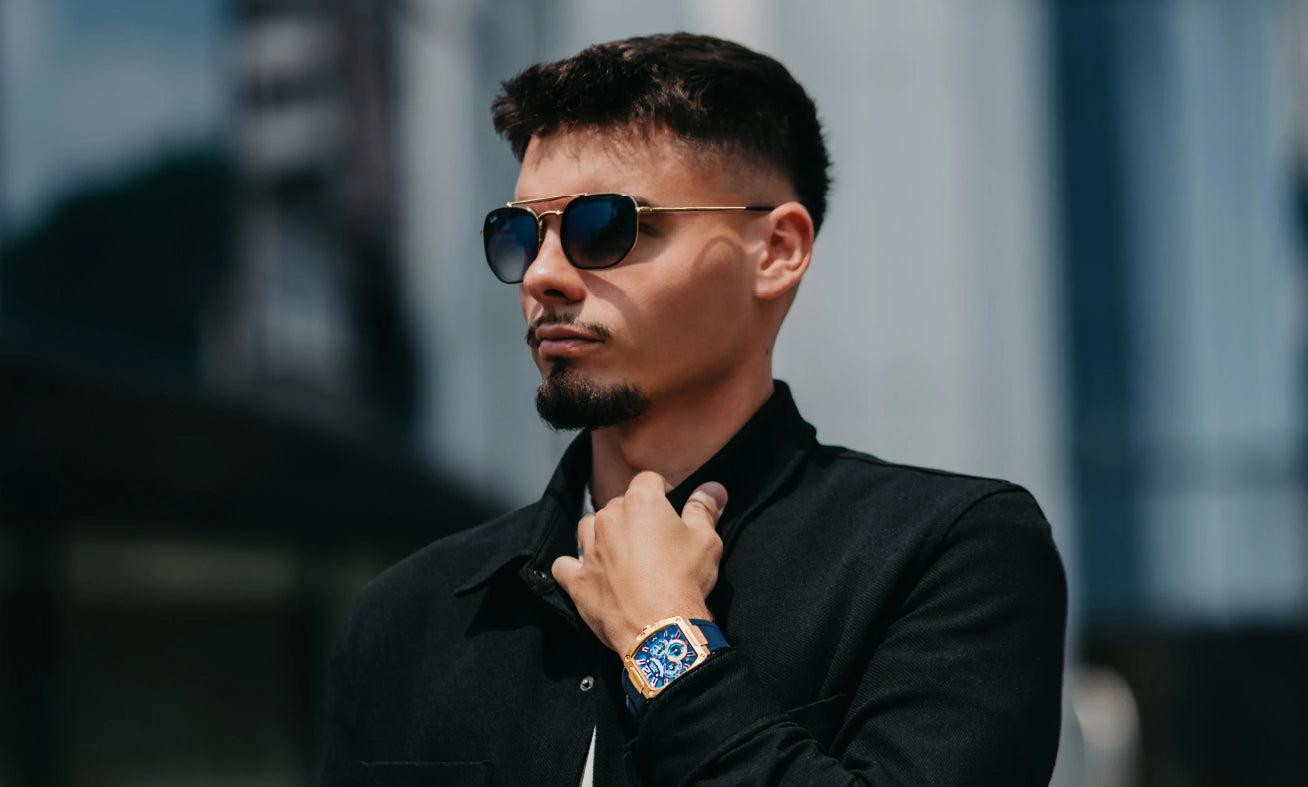 Mateo Moretti Anapo Oro Rosa luxury rose gold men’s chronograph watch – urban lifestyle photo